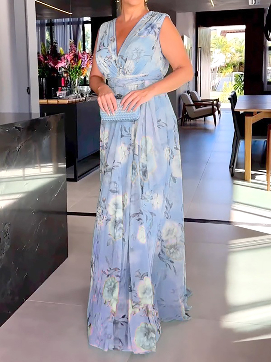 Luxe Flow Chiffon Dress